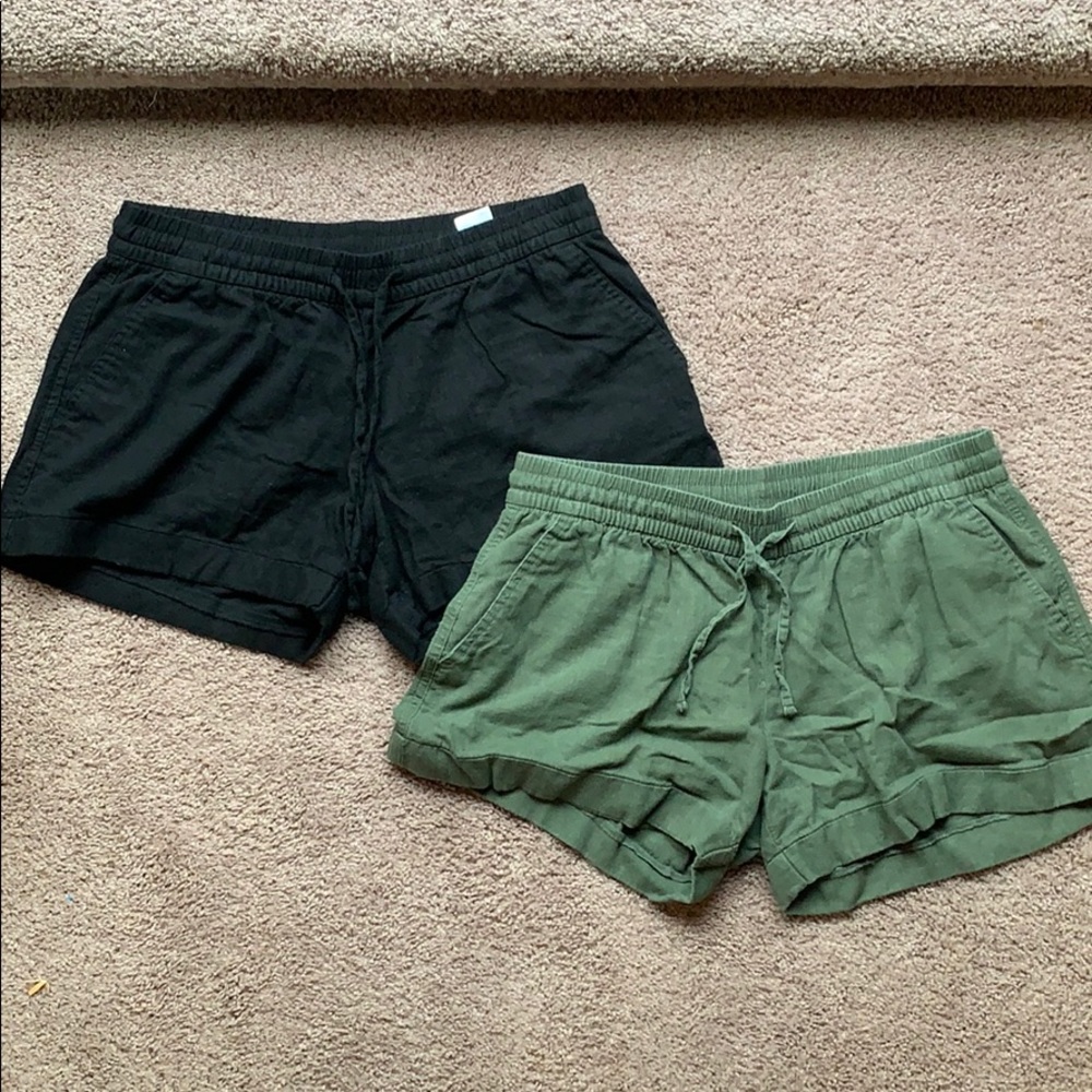 2 Pairs of Linen Shorts